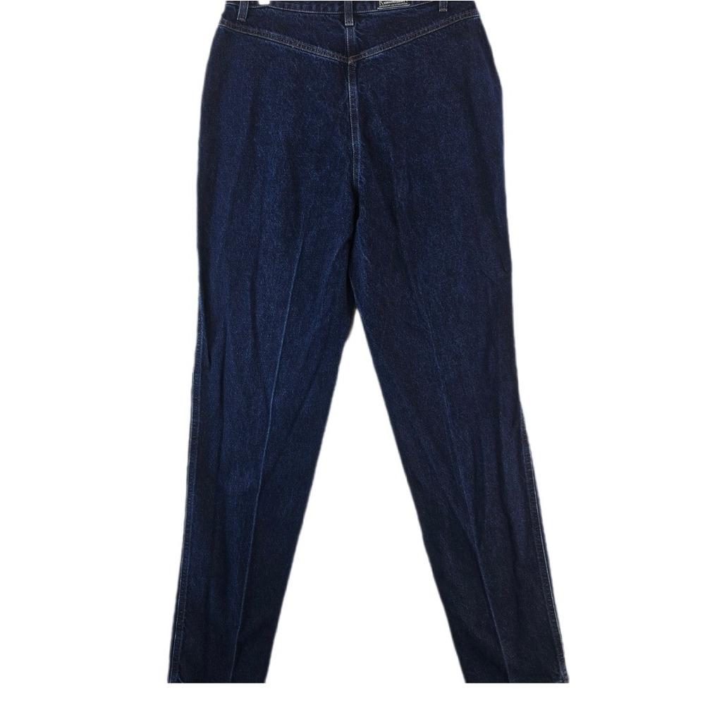 Rocky Mountain Vintage High Waist Jeans Women's 17/18 Dark Wash Pleated Cowgirl - Picture 2 of 13